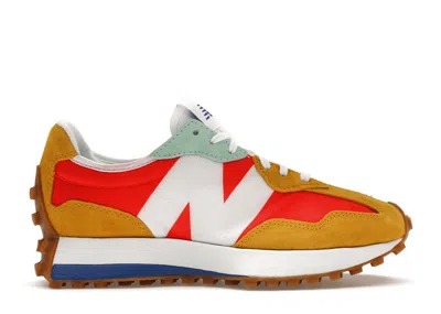Pre-owned New Balance 327 Neo Flame (women's) Sneakers In Orange/white/yellow