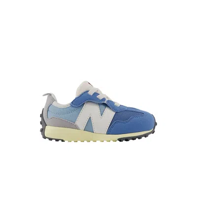 Pre-owned New Balance 327 New-b Hook & Loop Toddler 'blue Laguna' | Infant Size 5