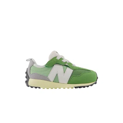 Pre-owned New Balance 327 New-b Hook & Loop Toddler 'chive' | Green | Infant Size 2