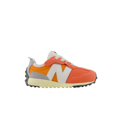 Pre-owned New Balance 327 New-b Hook & Loop Toddler 'gulf Red' | Orange | Infant Size 2