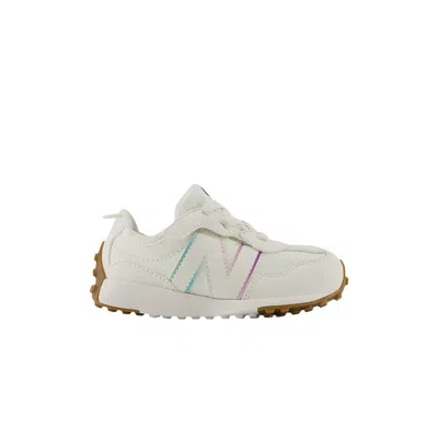 Pre-owned New Balance 327 New-b Hook & Loop Toddler 'sea Salt Iridescent Gum' | Cream | Infant Size 9 In White