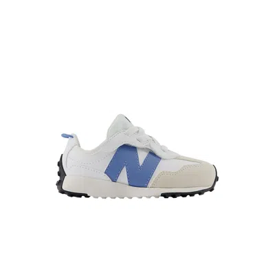 Pre-owned New Balance 327 New-b Hook & Loop Toddler 'white Blue Laguna' | Infant Size 4