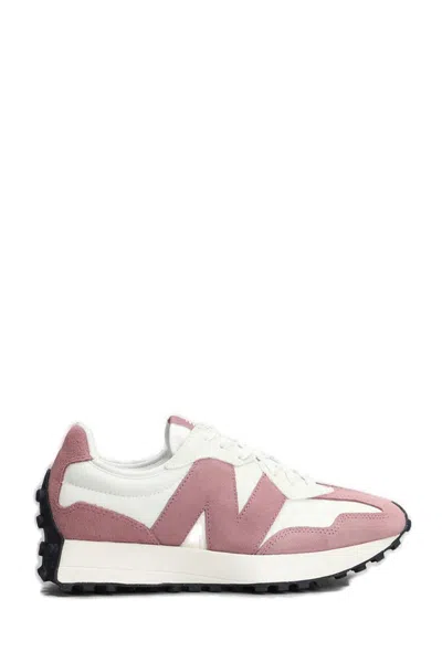 New Balance 327 Panelled Lace In White