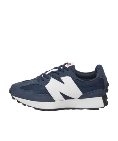 New Balance 327 Panelled Sneakers In Blue