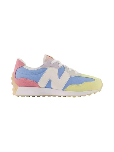 New Balance Kids' 327 "sea Salt/marigold" Sneakers In Blue