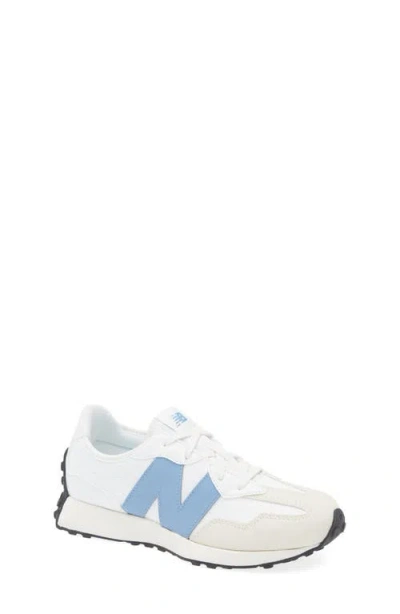 New Balance Kids'  327 Sneaker In White/blue Laguna