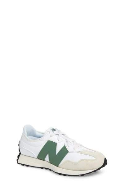 New Balance Kids'  327 Sneaker In White/dark Juniper