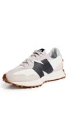 New Balance Canvas And Suede Sneakers In Beige/black