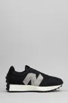 New Balance Womens Black  Leopard White 327 Suede And Mesh Low-top Trainers Eur 36.5 / 3.5 Uk In Black
