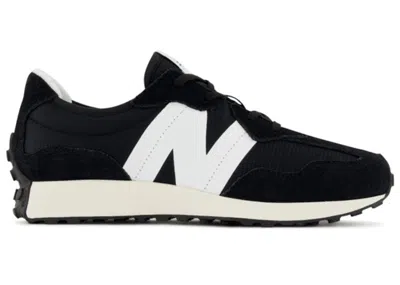 Pre-owned New Balance 327 Sneakers In Black/white
