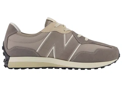 Pre-owned New Balance 327 Sneakers In Grey/white/gold In Multi