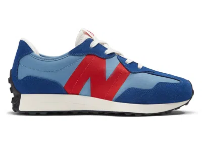Pre-owned New Balance 327 Sneakers In Inkwell/true Red