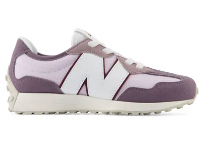 Pre-owned New Balance 327 Sneakers In Taro/white In Multi