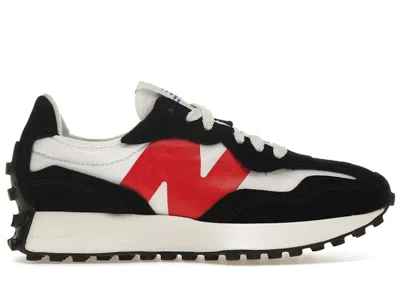 Pre-owned New Balance 327 Sneakers In White/black/true Red