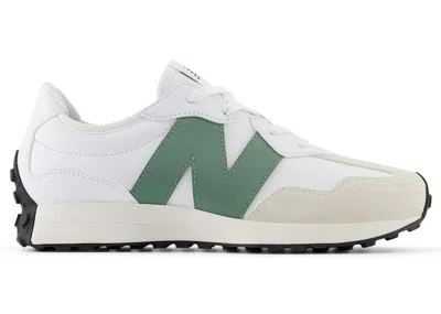 Pre-owned New Balance 327 Sneakers In White/dark Juniper In Multi