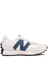 New Balance 327 Panelled Nubuck Sneakers In Weiss