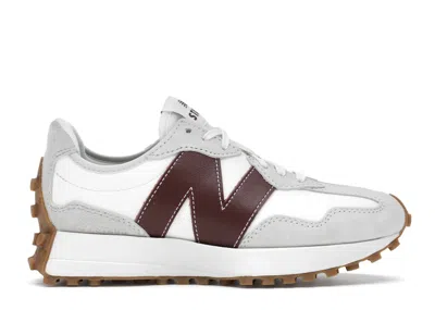 Pre-owned New Balance 327 Staud (women's) Sneakers In White/burgundy
