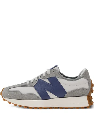 New Balance 327 Suede Leather Trainers In Grey