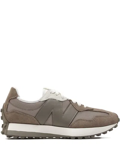 New Balance 327 Suede-panelled Sneakers In Brown