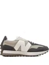 New Balance Womens Slate Grey White Off Whi 327 Suede And Mesh Low-top Trainers In Gray