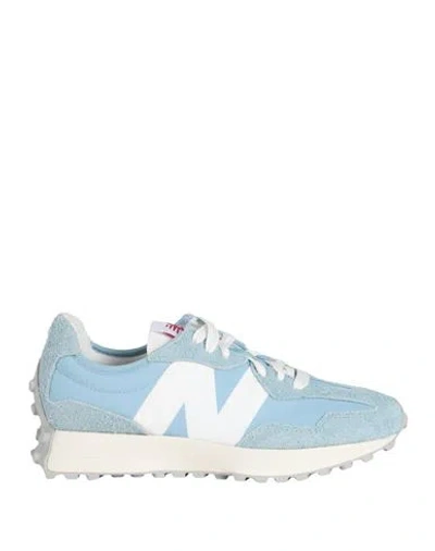 New Balance Fabric And Leather Low-top Sneakers With Monogram In Blue