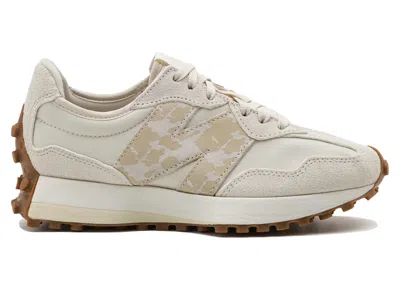 Pre-owned New Balance 327 (women's) Sneakers In Beige Camo In Brown
