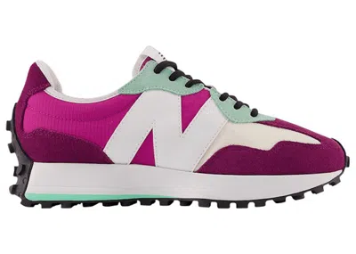 Pre-owned New Balance 327 (women's) Sneakers In Dark Ember/cosmic Orchid