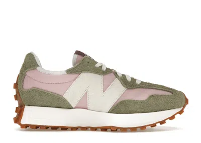 Pre-owned New Balance 327 (women's) Sneakers In Dark Olivine/licorice