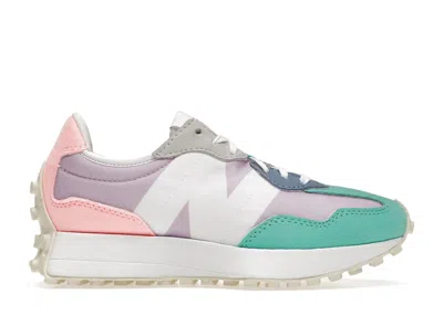 Pre-owned New Balance 327 (women's) Sneakers In Dark Violet/summer Jade