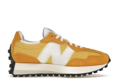 Pre-owned New Balance 327 (women's) Sneakers In Golden Hour/white