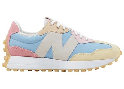 Pre-owned New Balance 327 (women's) Sneakers In Light Indigo/rain Cloud