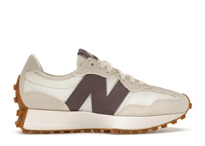 Pre-owned New Balance 327 (women's) Sneakers In Linen/sea Salt/dark Ice Wine In Multi