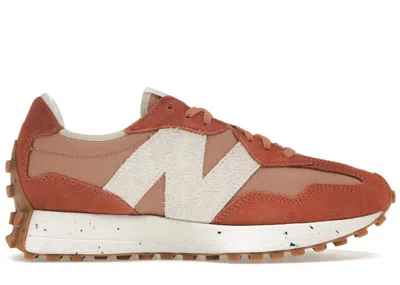 Pre-owned New Balance 327 (women's) Sneakers In Mahogany/sepia In Brown