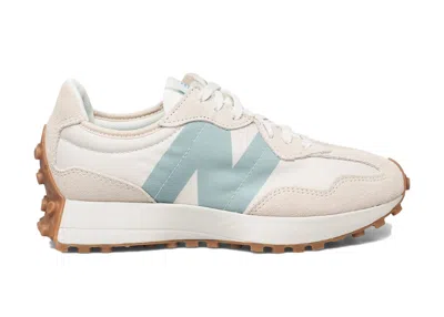 Pre-owned New Balance 327 (women's) Sneakers In Moonbeam/storm Blue In Multi