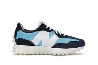 Pre-owned New Balance 327 (women's) Sneakers In Navy/white/sky Blue In Multi