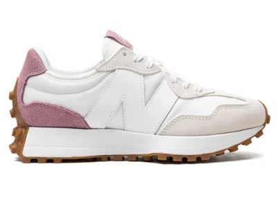 Pre-owned New Balance 327 (women's) Sneakers In Pink/beige/white