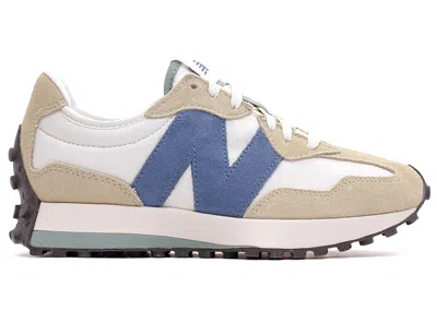 Pre-owned New Balance 327 (women's) Sneakers In Sandstone/mercury Blue In Multi