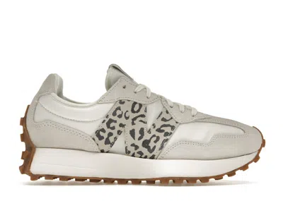 Pre-owned New Balance 327 (women's) Sneakers In Sea Salt/leopard Pantera/gum