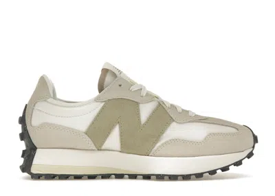 Pre-owned New Balance 327 (women's) Sneakers In Turtledove/fatigue Green