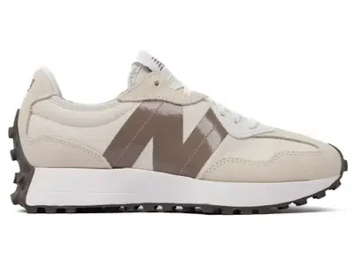Pre-owned New Balance 327 (women's) Sneakers In White/beige/light Brown