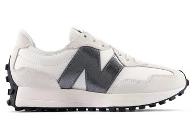Pre-owned New Balance 327 (women's) Sneakers In White/dark Grey