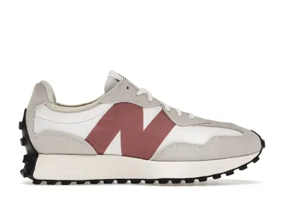 Pre-owned New Balance 327 (women's) Sneakers In White/maroon