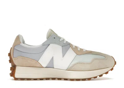 Pre-owned New Balance 327 (women's) Sneakers In White/morning Fog