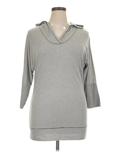 Pre-owned New Balance 3/4 Sleeve T-shirt In Gray