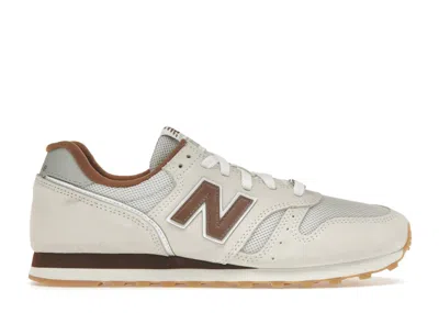 Pre-owned New Balance 373 (women's) Sneakers In Sea Salt/true Brown/white