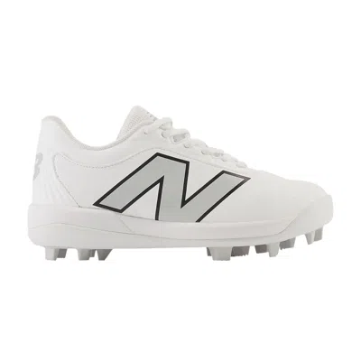 Pre-owned New Balance 4040v7 Big Kid Wide Rubber Molded 'optic White Raincloud' | Kid's Size 13.5