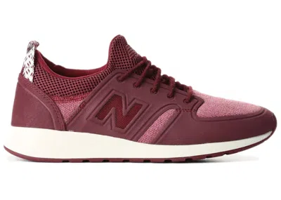 Pre-owned New Balance 420 Slip On (women's) Sneakers In Burgundy/white