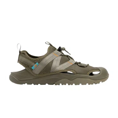 Pre-owned New Balance 4205 Sandal 'khaki' In Green
