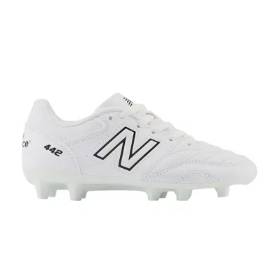 Pre-owned New Balance 442v2 Academy Fg Big Kid Wide 'white Black' | Kid's Size 2