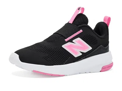New Balance 468 Slip-on (infant/toddler) Kids Shoes Black/signal Pink: 6.5 Toddler W, Textile